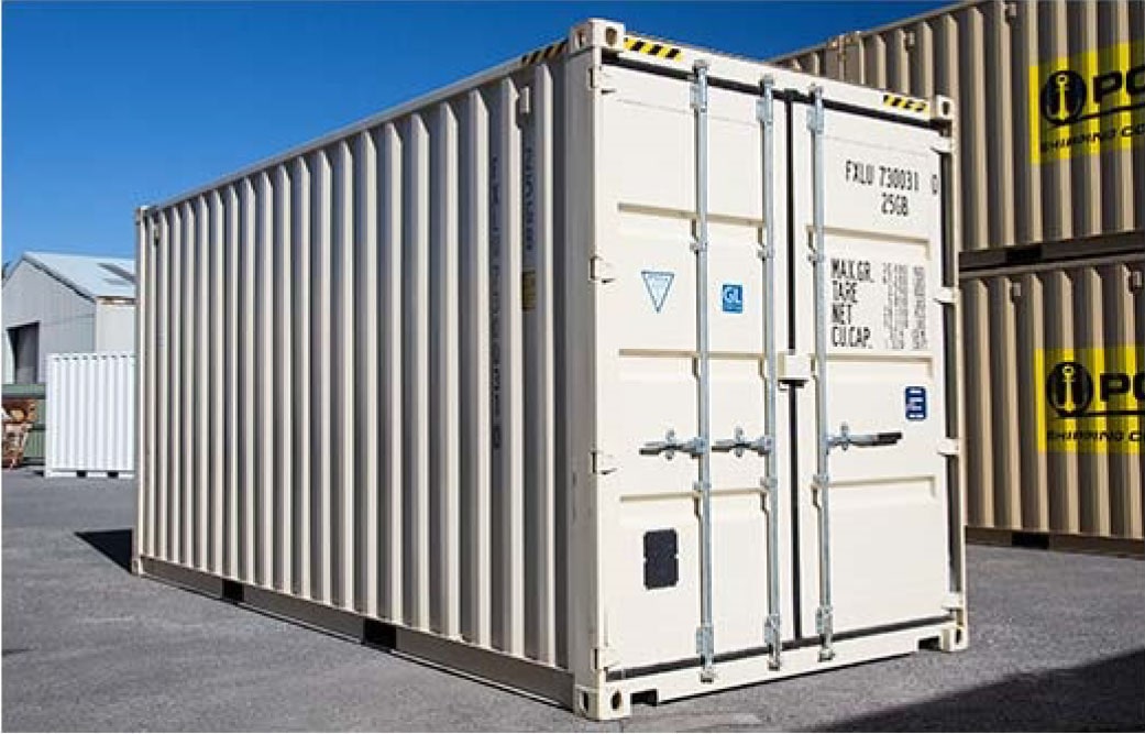 how a shipping container is made